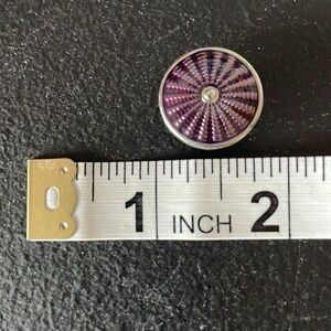 ❤️ 5/$25 - Gingersnaps & Co 3/4” black/purple snap (each sold separately)